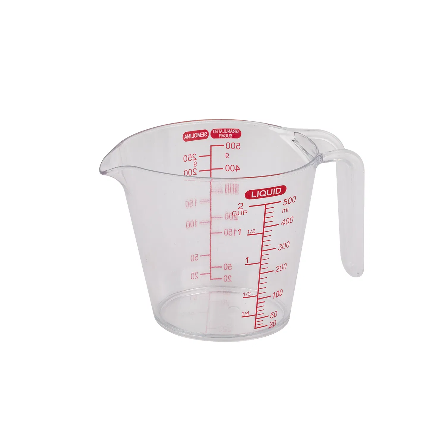 250ml 500ml 1000ml Baking Tool Measuring Cup with Handle Stackable Plastic Measuring Cup