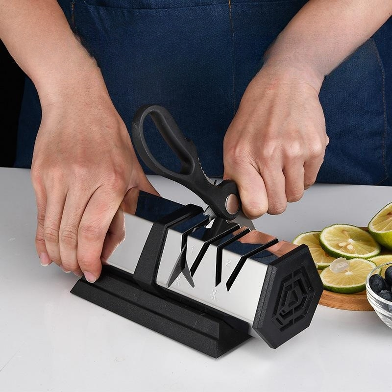 Hot Sale Kitchen Gadget Multifunctional Artifact Grindstone Home Fast Electric Knife Sharpener