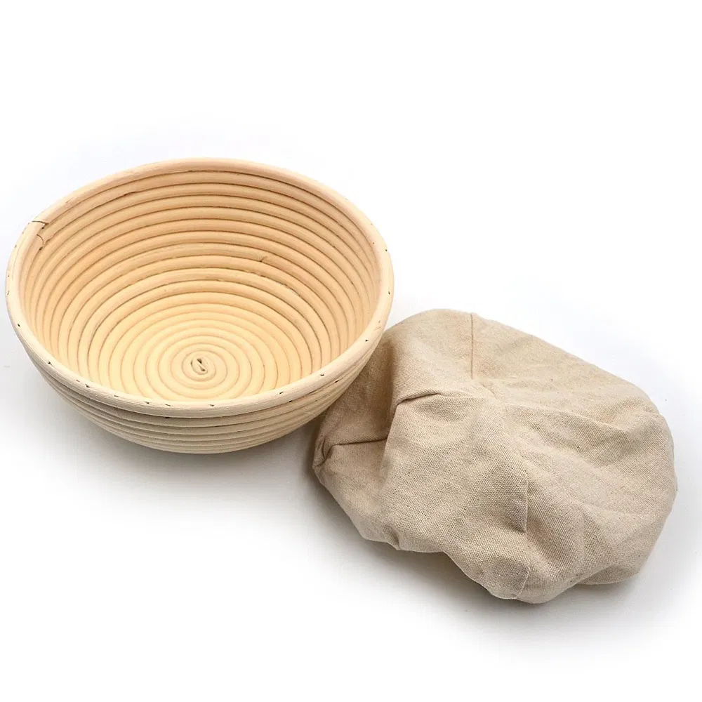 Bread Proofing Basket Hot Selling 9 Inch Banneton Proofing Basket Handmade Bread Baking Tools