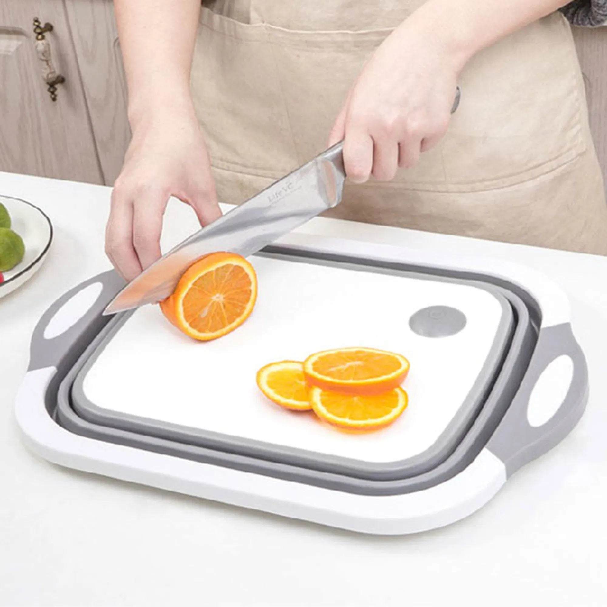 Towel Kitchen Foldable Camping Dishes Collapsible Cutting Board Chopping Board