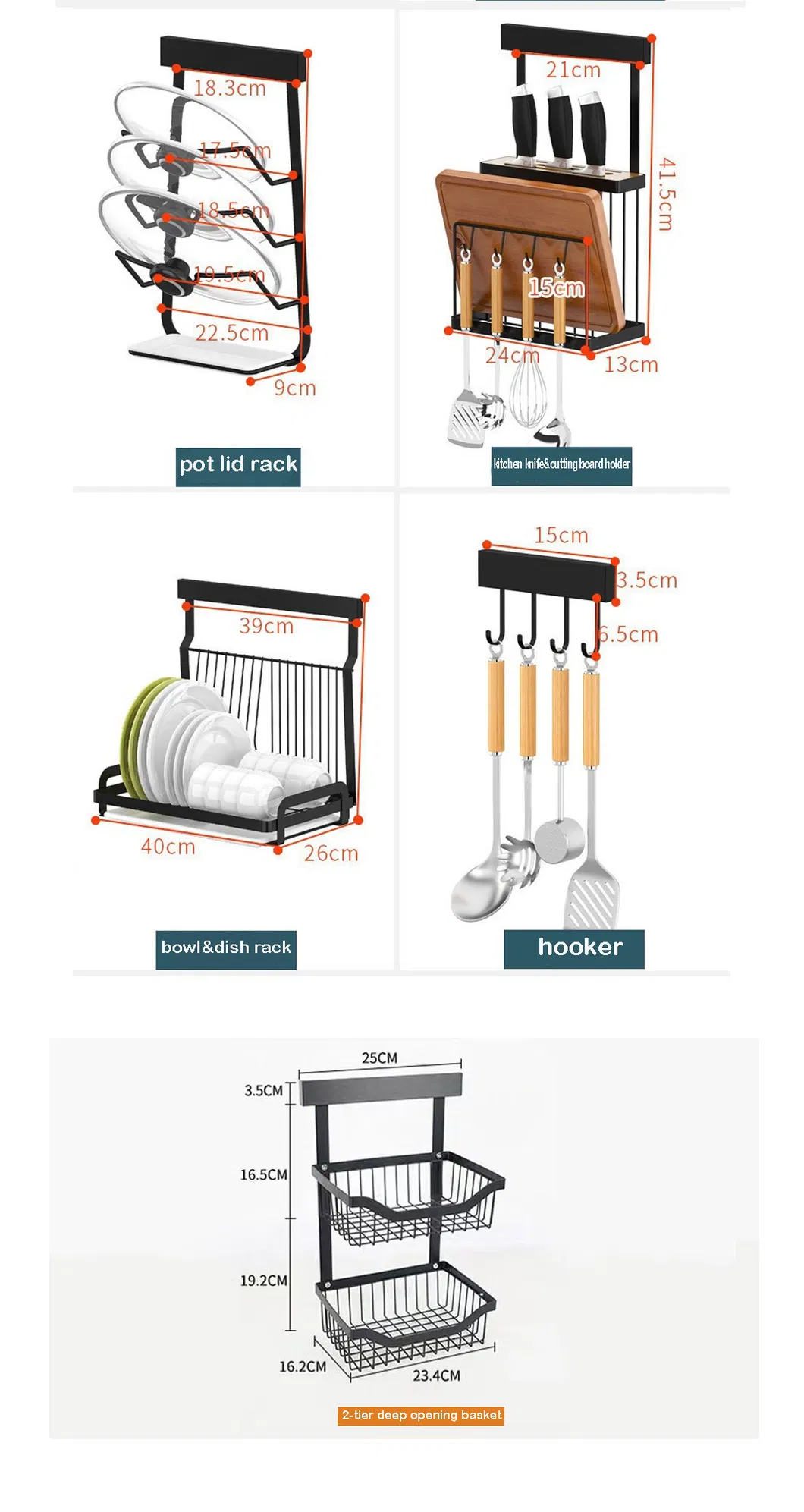 Kitchen Storage Dimensions