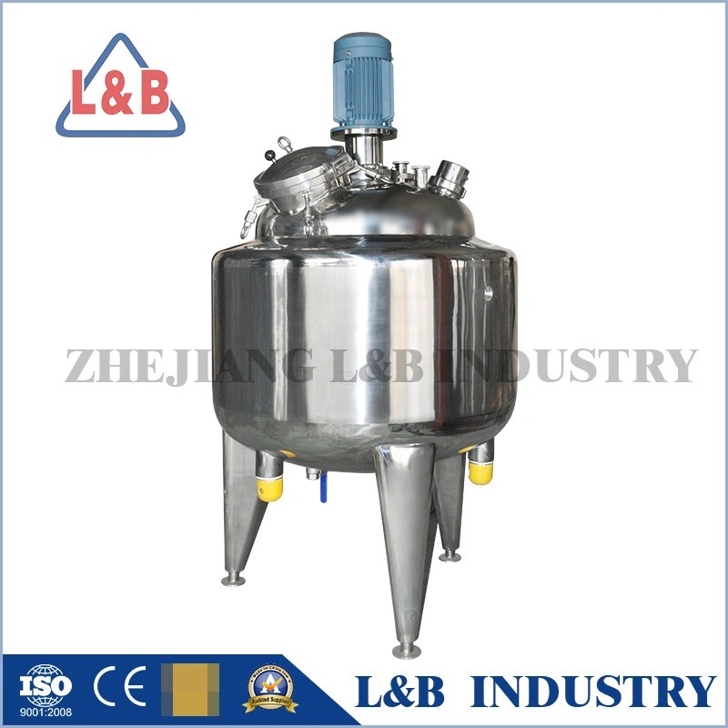 Customized 100L 500 Liters Stainless Steel Mixer Double Jacket Heater Mixing Tank