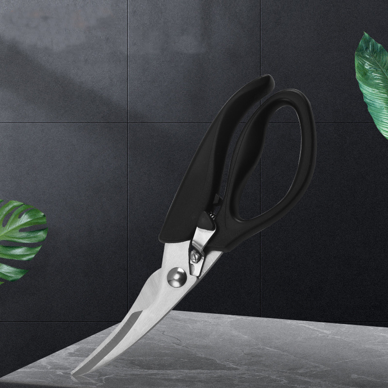 Ds-5502 Heavy Duty Kitchen Chicken Scissors Spring Loaded Meat Shears Poultry Shears with Anti-Slip Handle