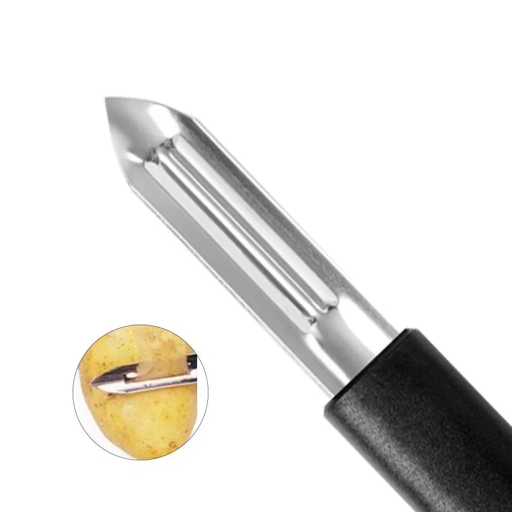 Eagle Kitchen Chef Tools EU Market 6 1/2" Stainless Steel Vegetable Peeler Dish Wash Safe Plastic Handle Potato Peeler