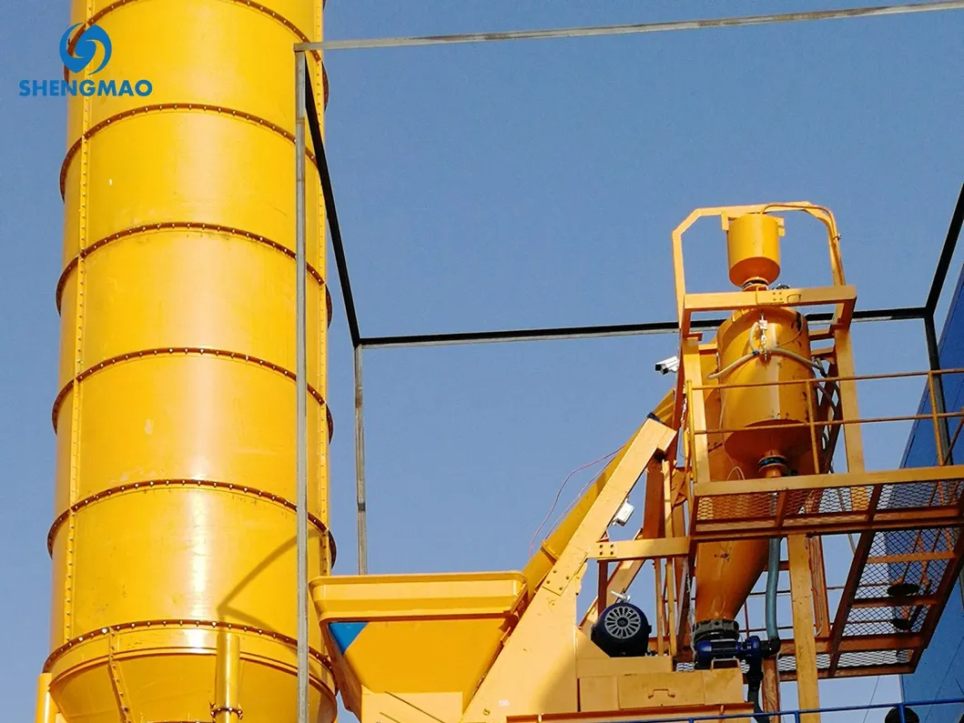 Cement silo installation