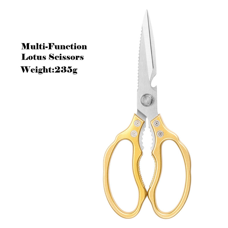 Heavy-Duty Multi-Function Stainless Steel Household Cooking Food Bone Poultry Kitchen Shears