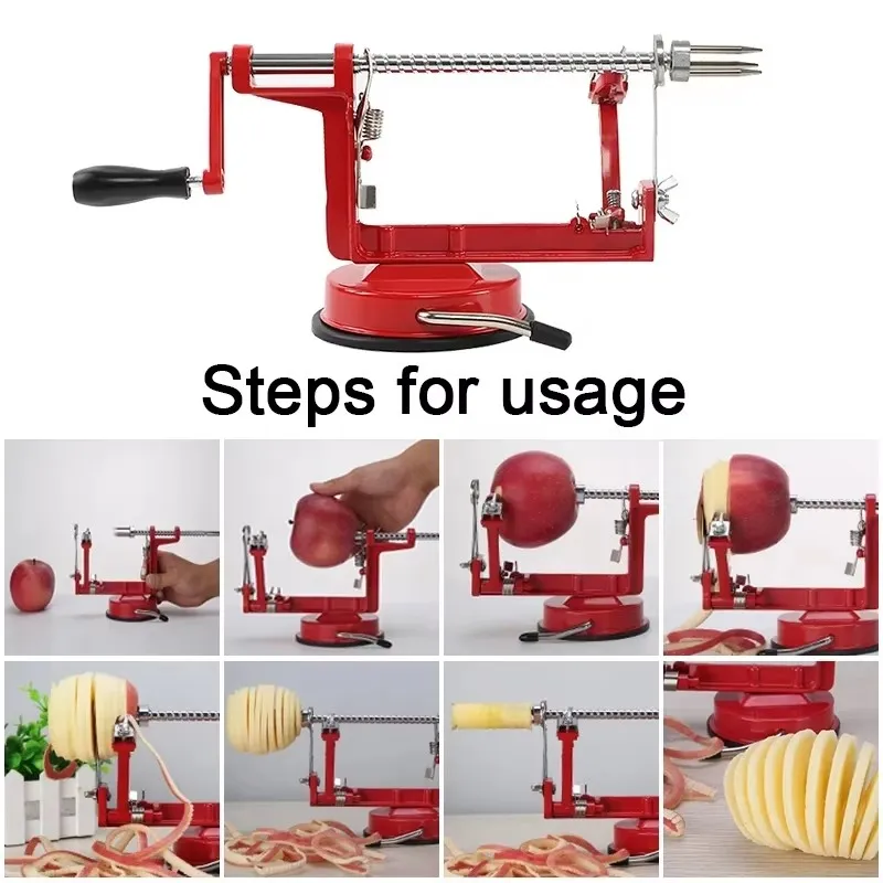 Manual Apple Peeler Operation