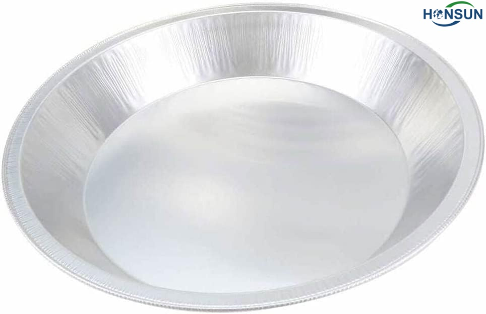 Hygienic Food-Grade Easy Handling Pie Pizza Factory Supply Aluminum Foil Baking Pan