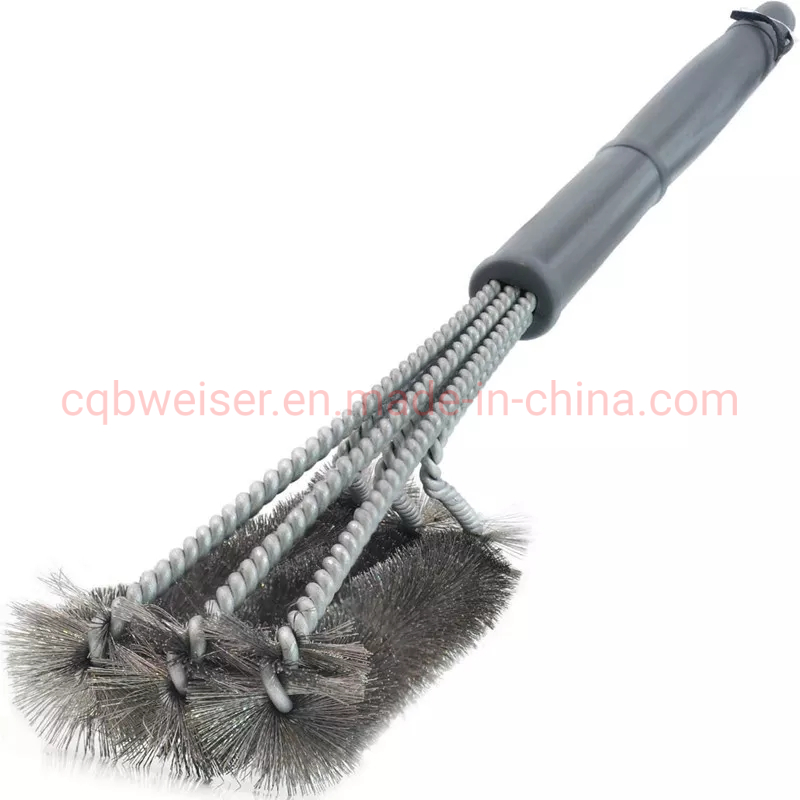 Barbecue Strong Wire Brush Three Wire Oven Brush Cleaning Brush