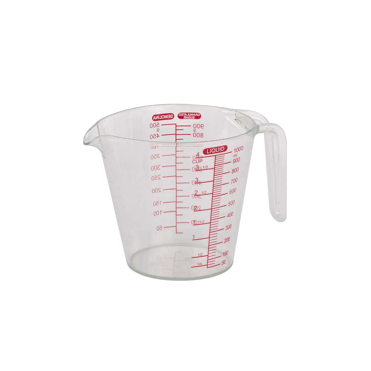 250ml 500ml 1000ml Baking Tool Measuring Cup with Handle Stackable Plastic Measuring Cup