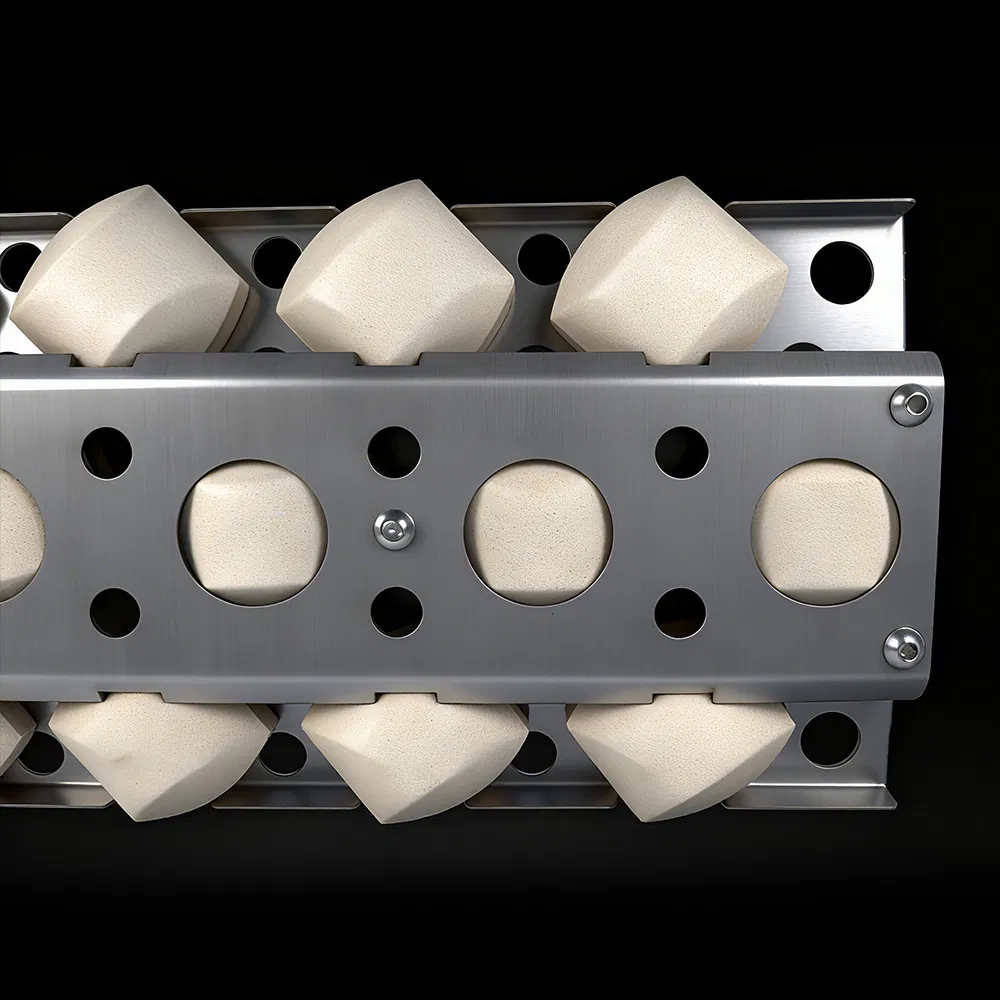 OEM ODM Customised Size Available Outdoor Kitchen Barbecue BBQ Gas Grill Accessory Anti-Rust Stainless Steel 304 Flame Tamers with Ceramic Briquettes Bricks