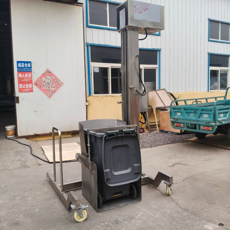 Conveyor Durable Meat Skip Cart Lifting Machine High Efficiency Vertical Bucket Elevator for Grain, Food, and Industrial Materials Handling