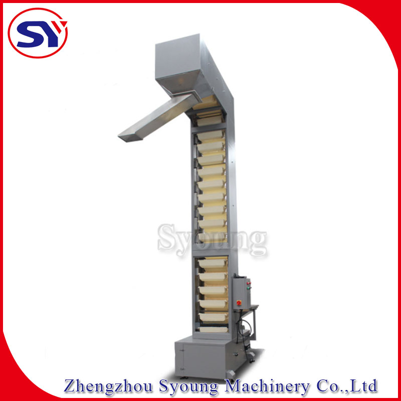 Food Grade Plastic Z Bucket Elevator Lifting Conveyor for Handling Pellet