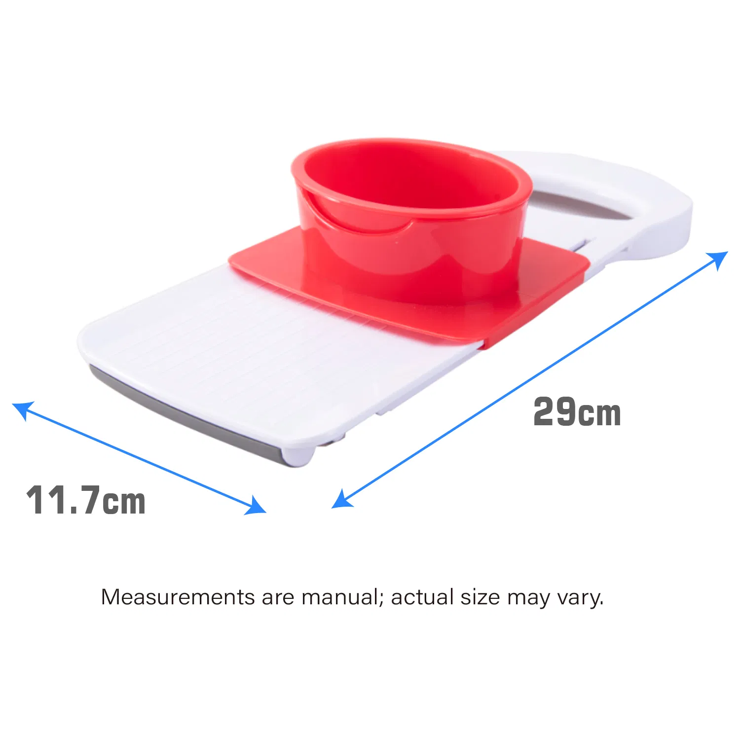 Household Stainless Steel Vegetable Chopper Kitchen Slicer Manual Vegetable Slicer Grater with Hand Protector PP Plastic for Food Preparation