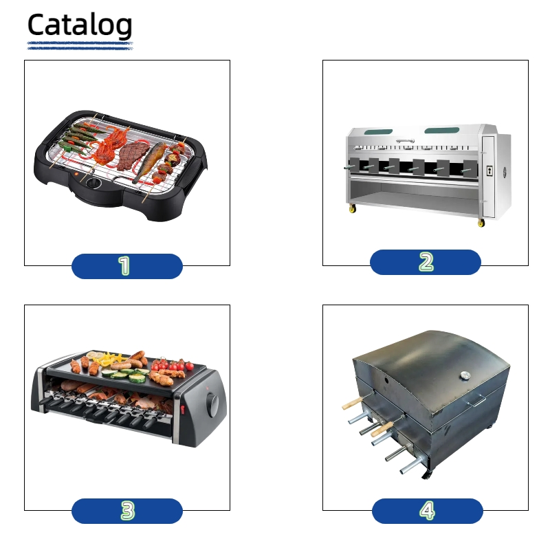 Barbecue Grill Complements Professional Grilling Equipment