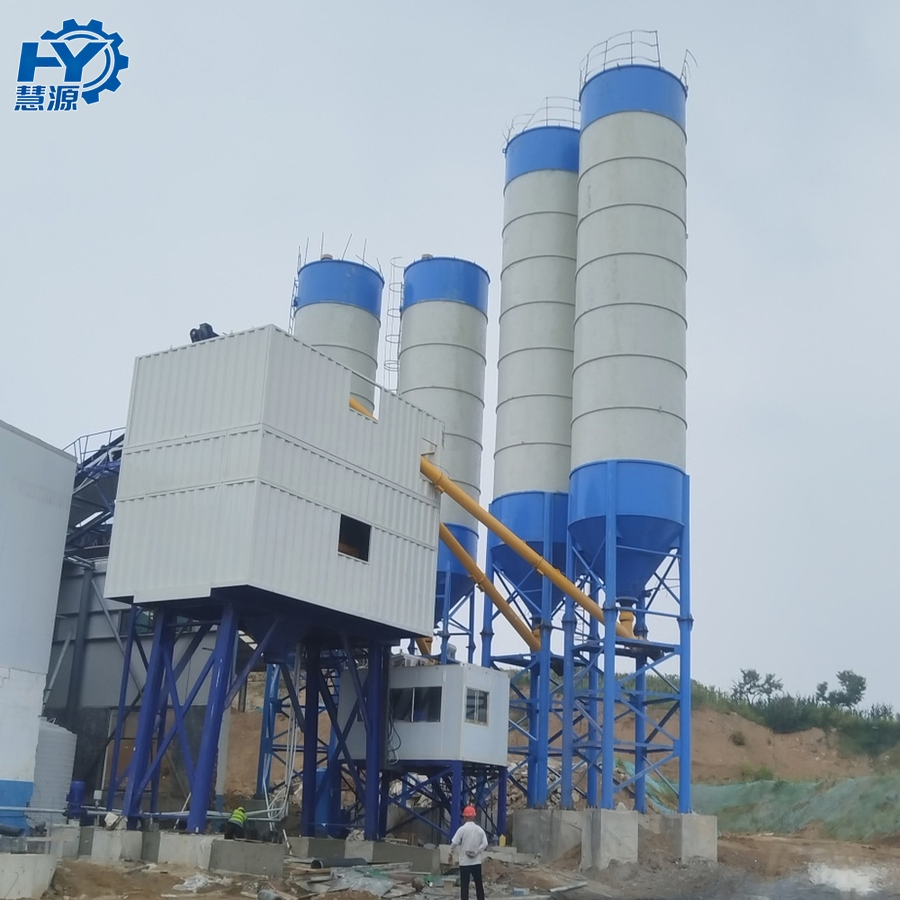High Quality Customized China Factory Stationary Concrete Batching Mixing Plant