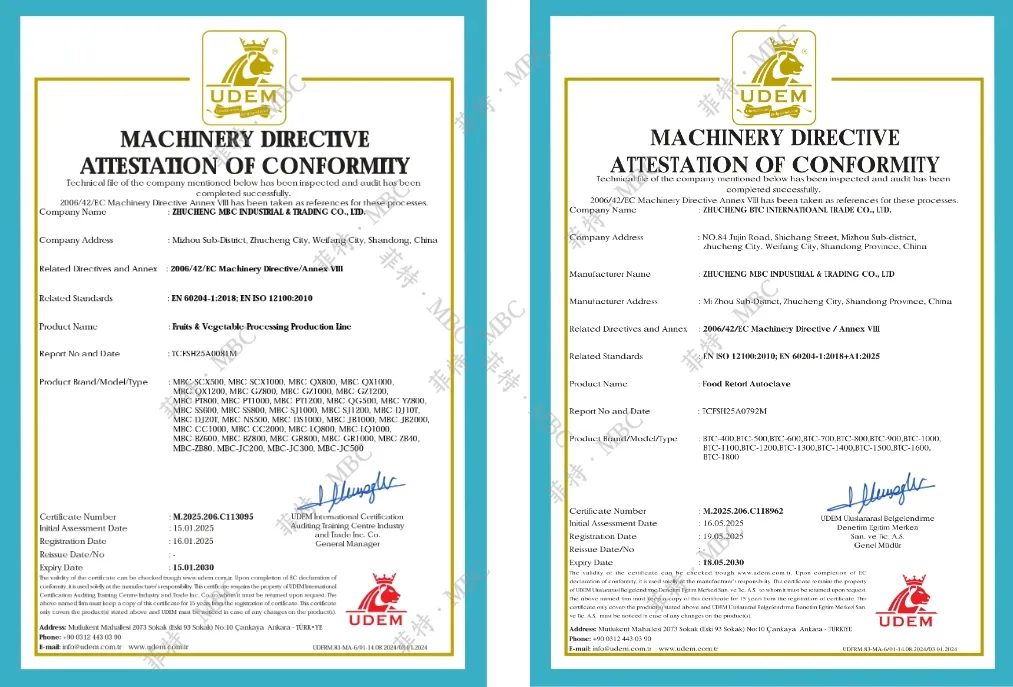 Certificates