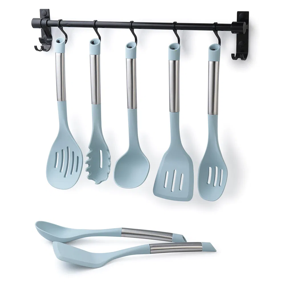 Premium 7-Piece Silicone Kitchen Utensil Set for Effortless Cooking