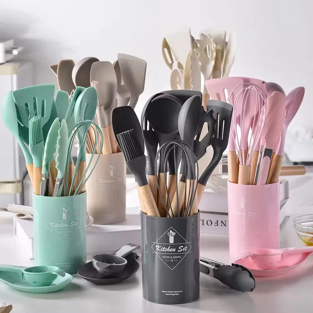 12 Kitchen Accessories Set Accessoires De Cuisine Kitchen Accessories Set Kitchen Items Kitchen Silicon Utensil Set Nonstick Silicone Kitchen Set