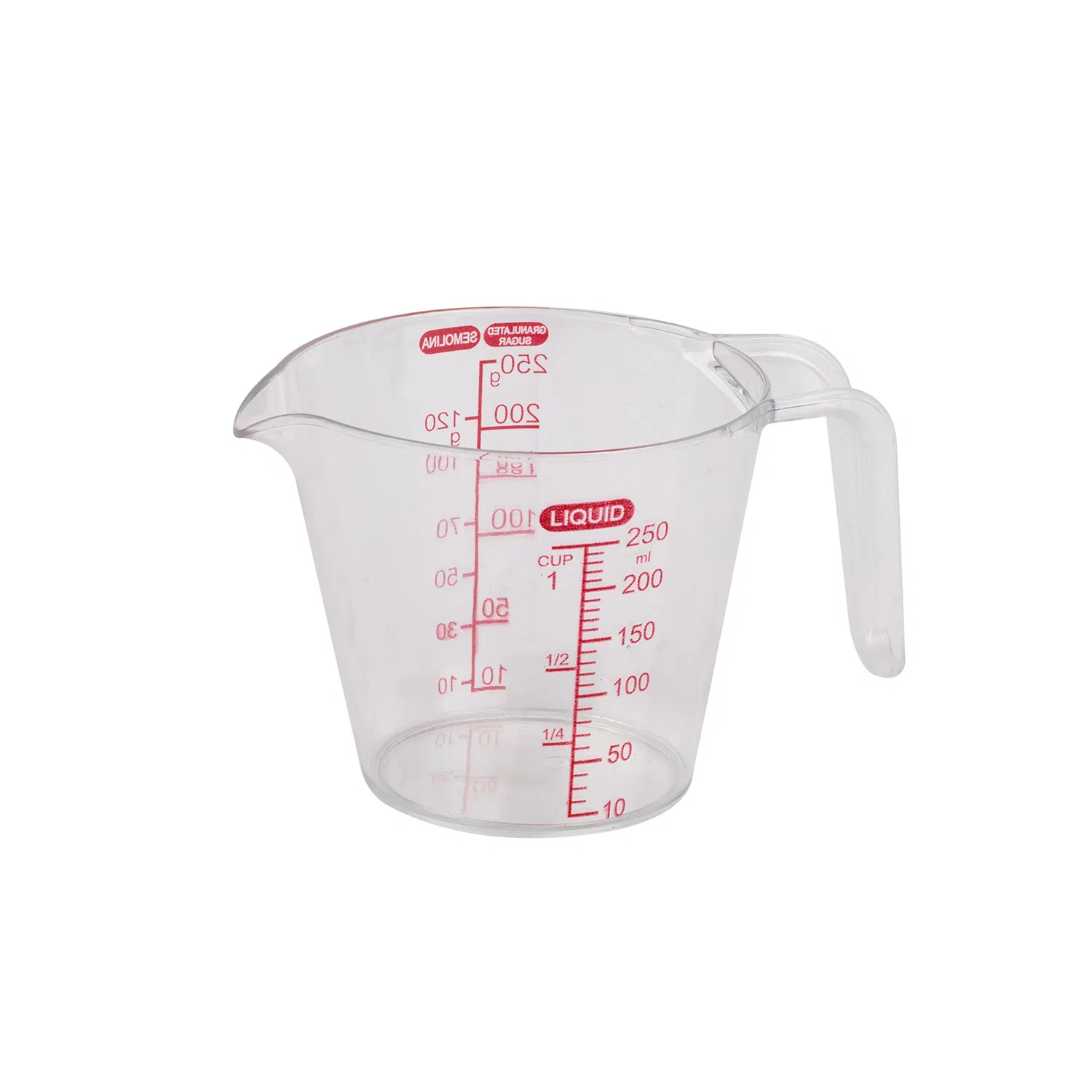 250ml 500ml 1000ml Baking Tool Measuring Cup with Handle Stackable Plastic Measuring Cup
