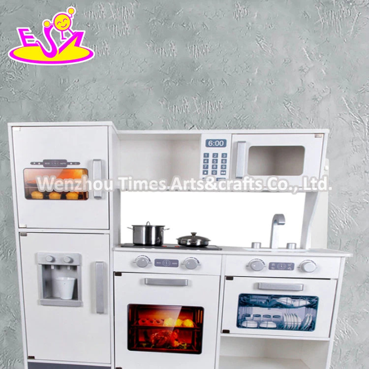 2021 New Multifunctional Modern Wooden Kindergarten Kitchen Toy for Children W10c616