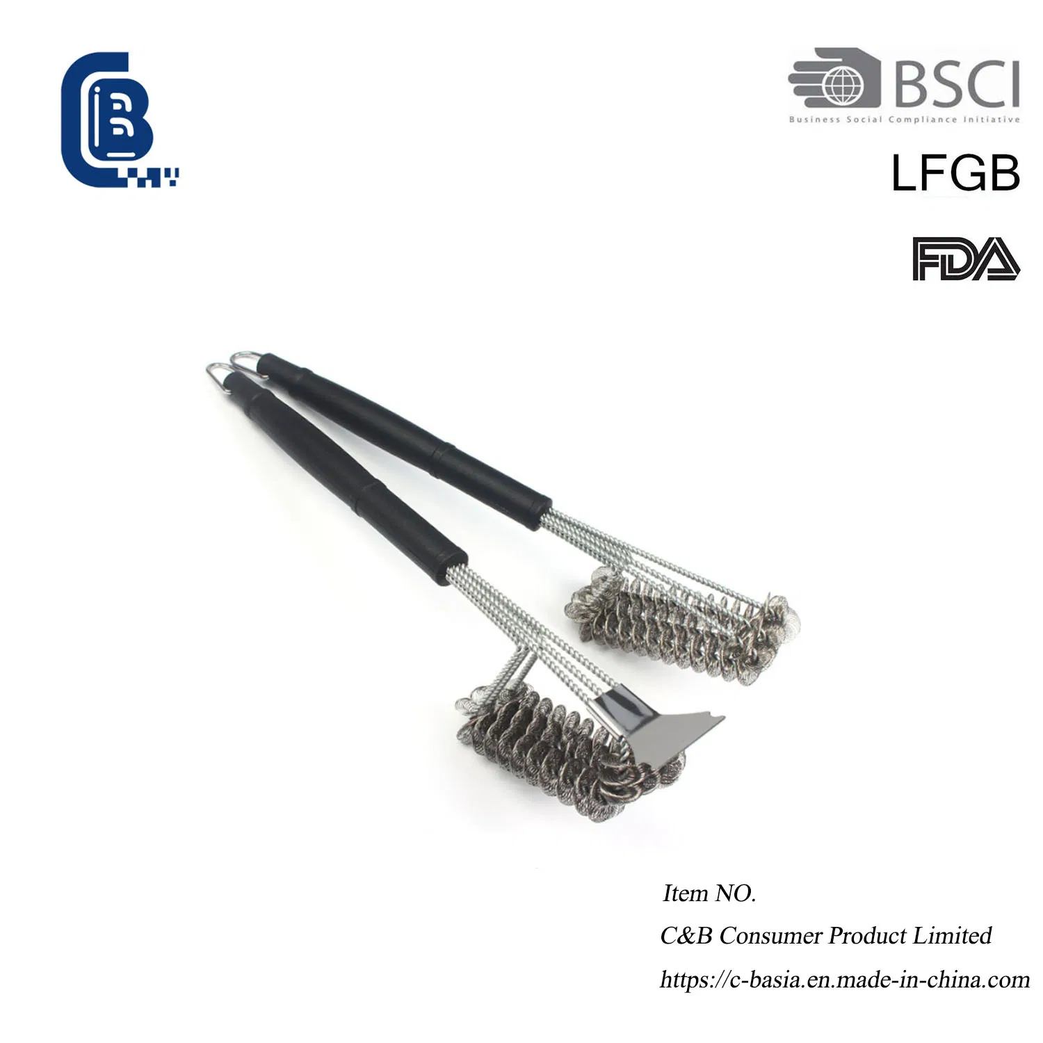 Reusable BBQ Cleaner Grill Brush Charcoal BBQ Grill Cleaning Brush