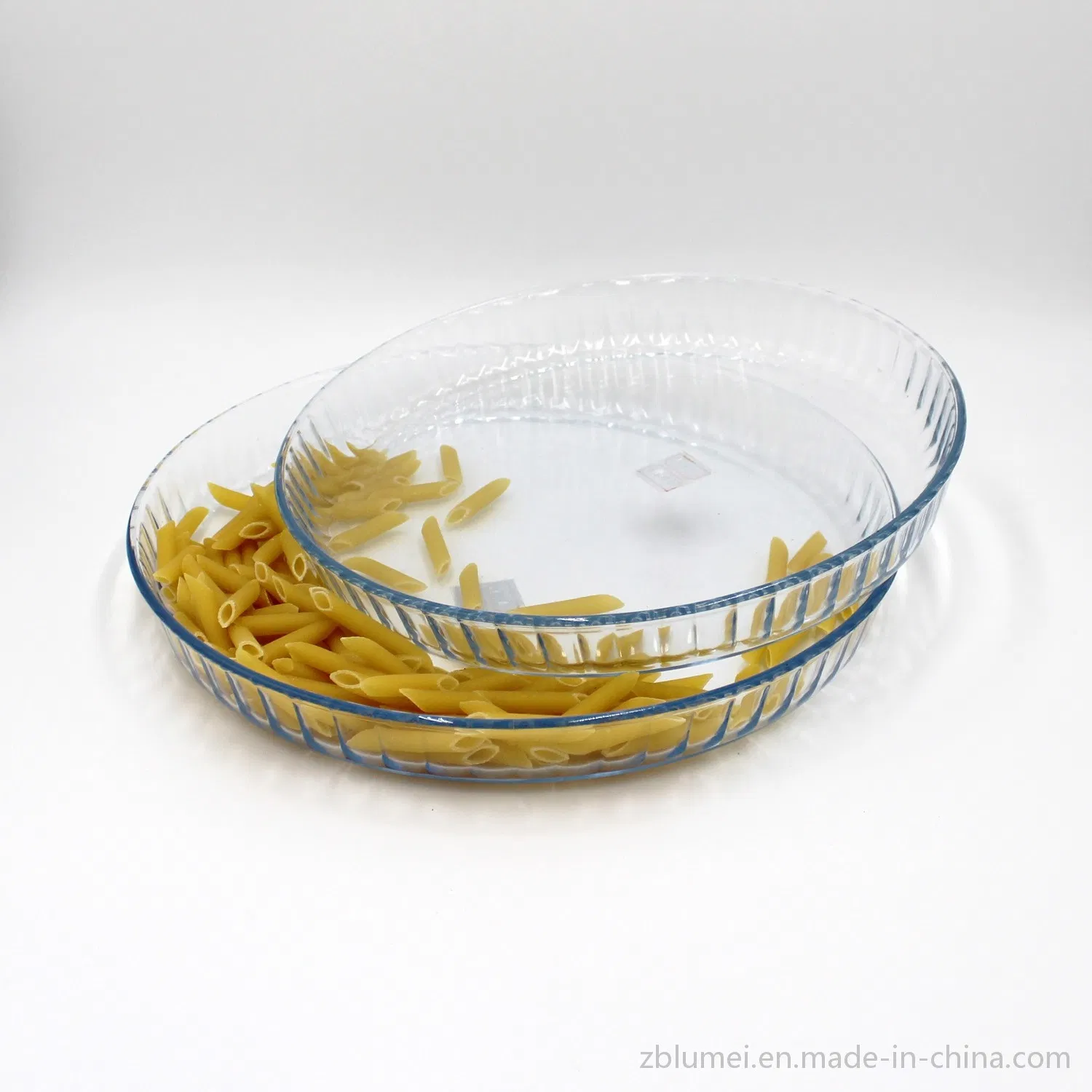 Heat Resistant Bakeware Borosilicate Glass Ovenware Oven Round Baking/Roasting/Serving Bakery Tools