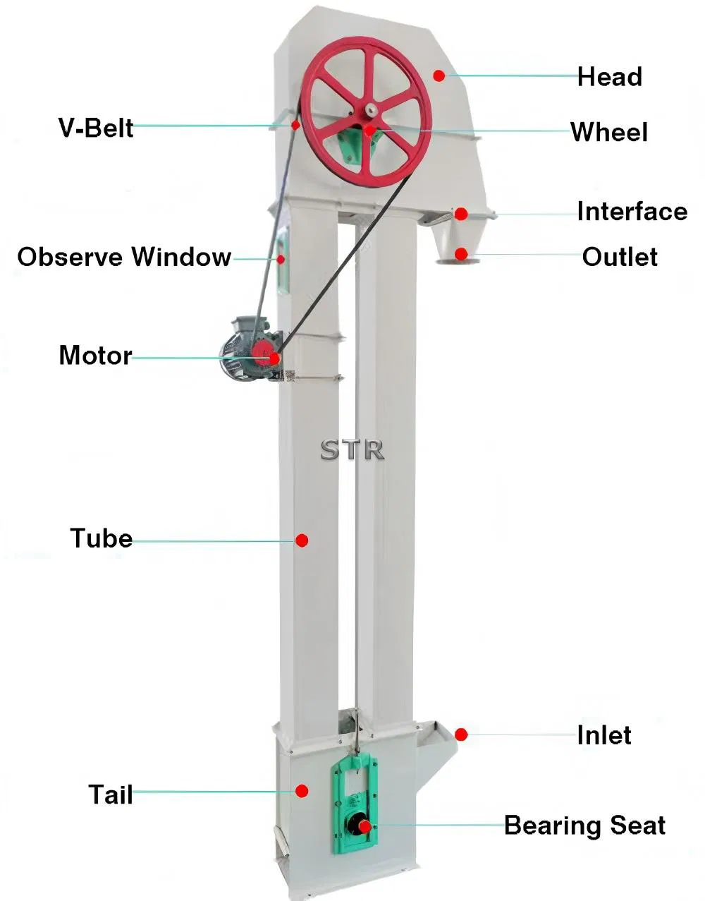 Bucket Elevator Detail 1