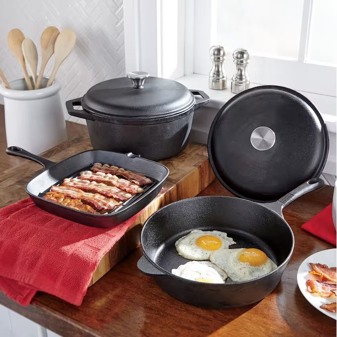Cheap 13PCS Kitchen Cast Iron Non Stick Cooking Utensil Cookware Pots and Pans Sets Cast Iron Cookware Set