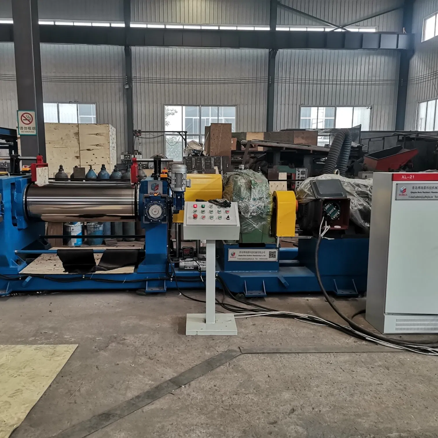 16-18 Inches Bearing Banbury Rubber Two Roll Open Mill Mixer Mixing Machine/Rubber Compound Production Line Machine