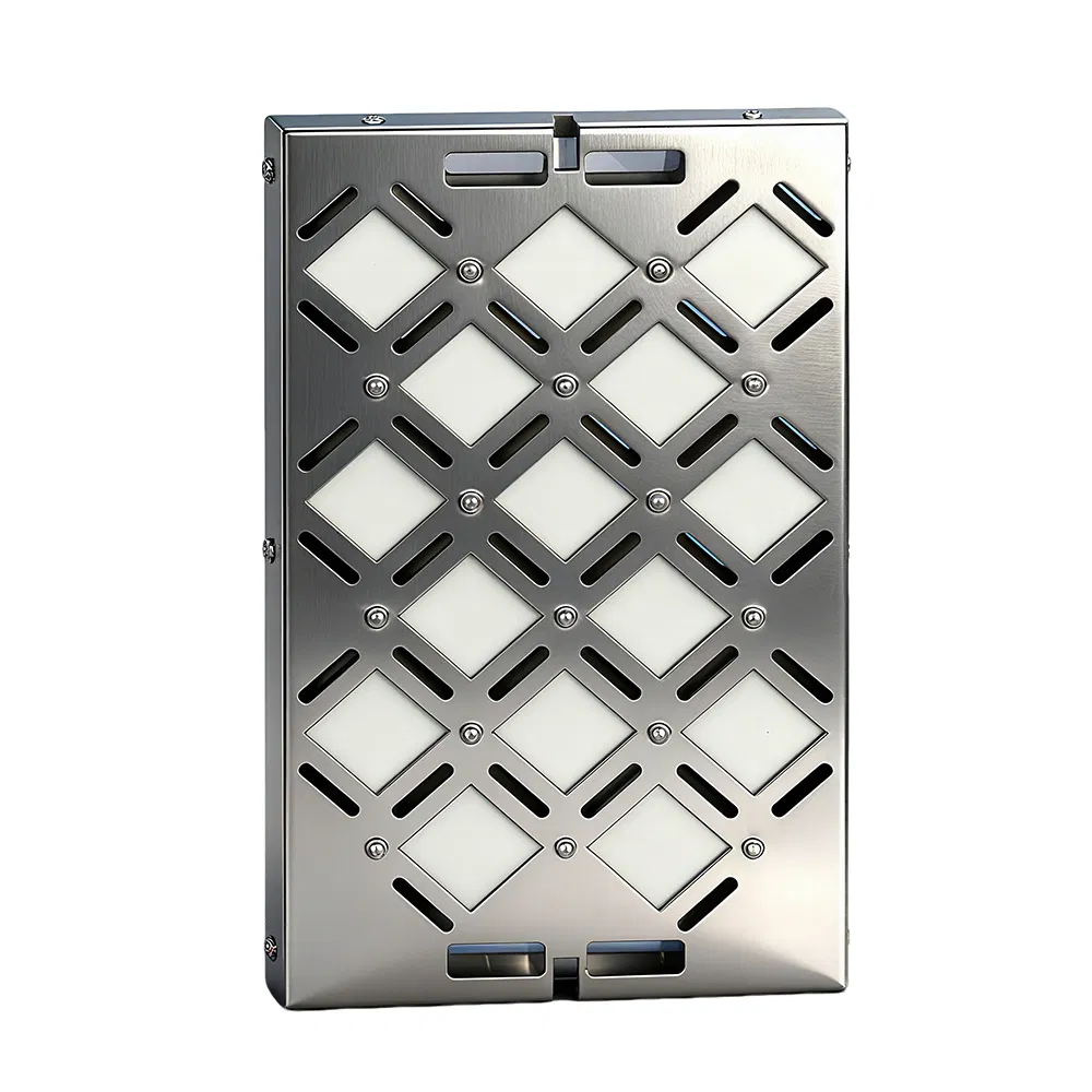 Premium Outdoor Kitchen Barbecue BBQ Gas Grill Accessory Corrosion-Resistant Stainless Steel 304 Flame Tamer with Ceramic Stones