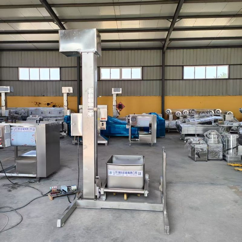 Conveyor Durable Meat Skip Cart Lifting Machine High Efficiency Vertical Bucket Elevator for Grain, Food, and Industrial Materials Handling
