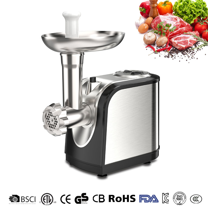 800W Vegetable Mixer Tomatoes Chopped Grinders Food Processor Home Appliances Electric Sausage Machine Beef Mincer Meat Grinder with Kubbe Shredding Slicing