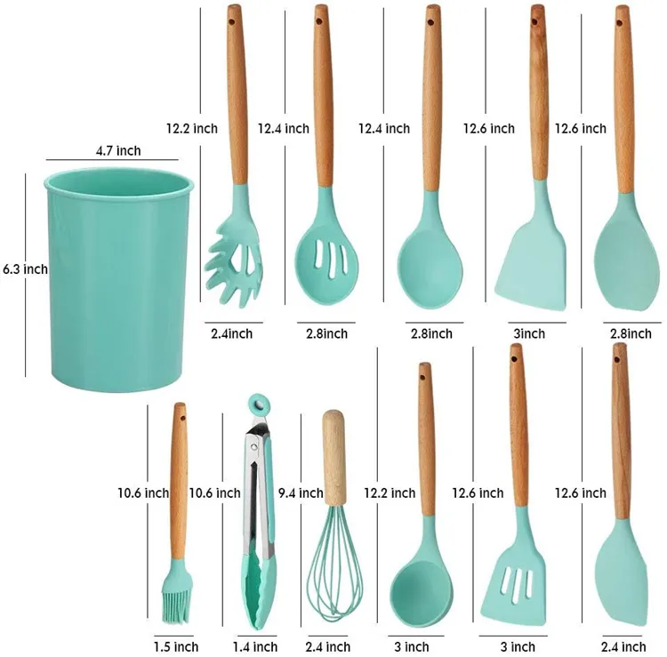 Silicone Kitchen Utensils Set 3