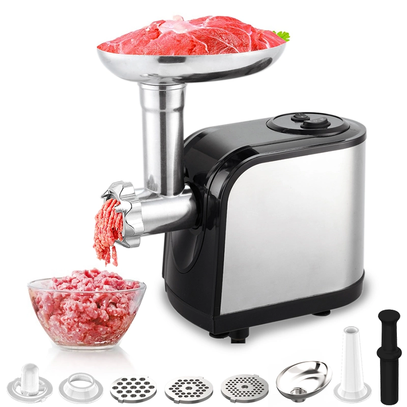 800W Vegetable Mixer Tomatoes Chopped Grinders Food Processor Home Appliances Electric Sausage Machine Beef Mincer Meat Grinder with Kubbe Shredding Slicing