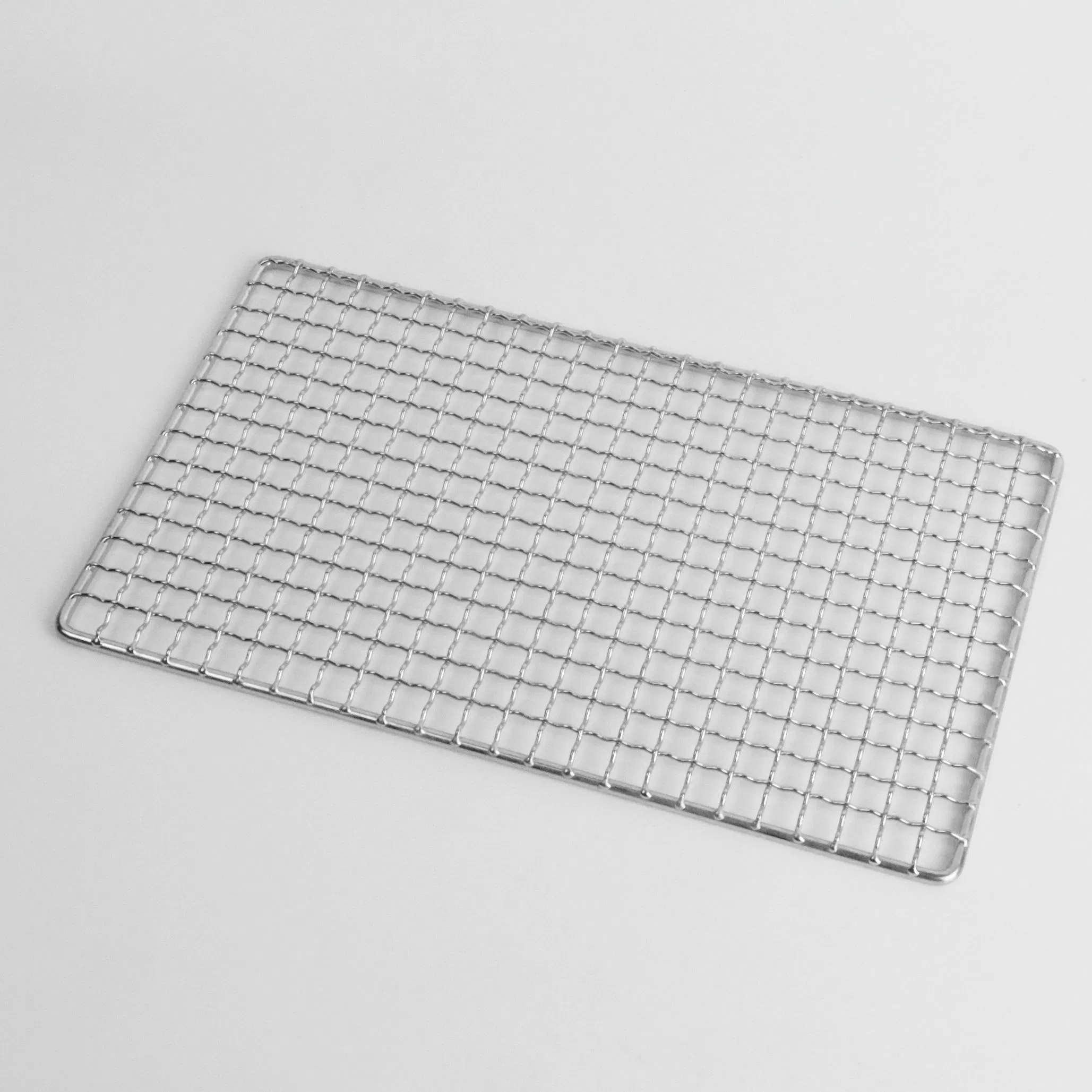 Outdoor BBQ Grill Accessories Baking Mesh Mats Stainless Steel Roasting Wire