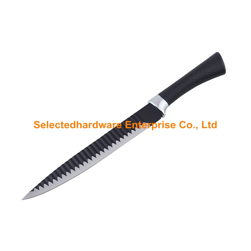 4PCS Black Professional Kitchen Knife Chef Set Stainless Steel