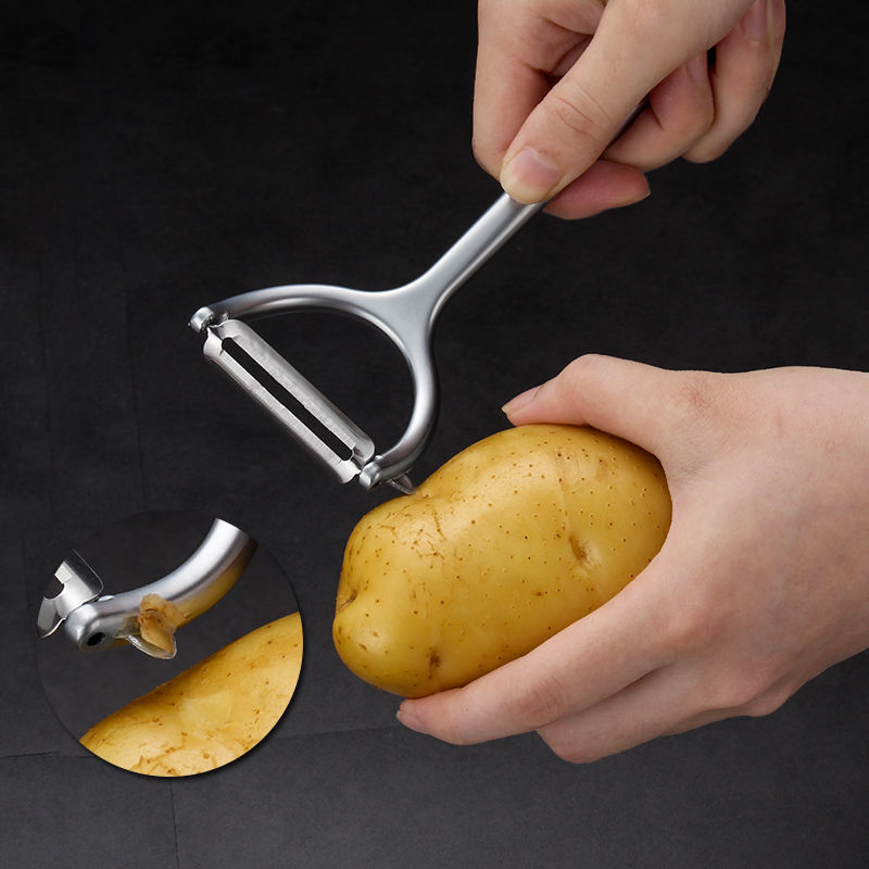 Kitchen Gadgets Vegetable Peeler Knife Premium Zinc Alloy Y Shape Peelers Potato Peeler with Non-Slip Handle