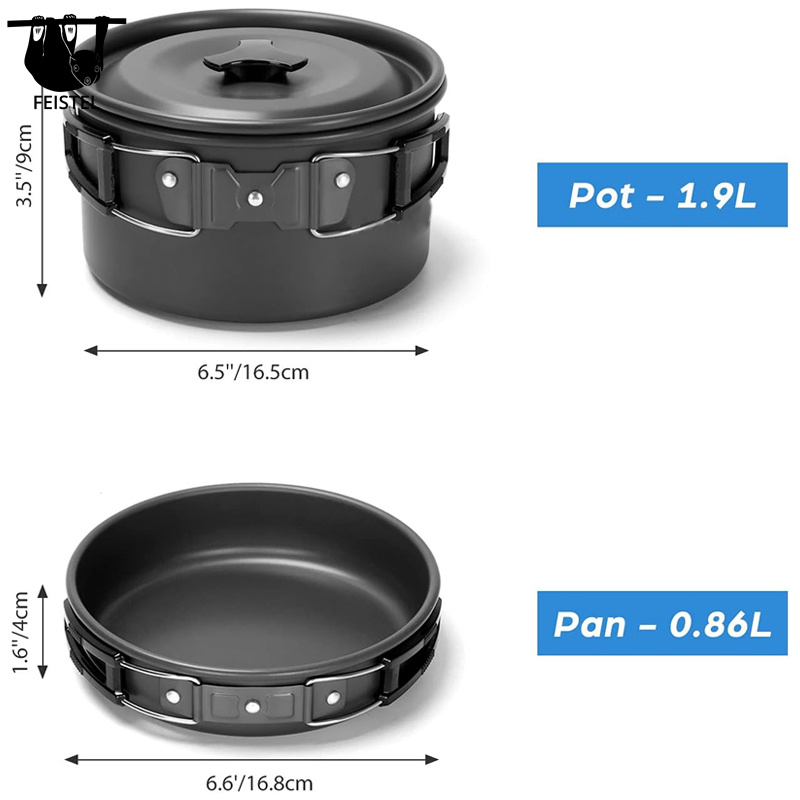 Factory Wholesale Camping Cookware High-Quality Camping Cooking Set Camping Accessories