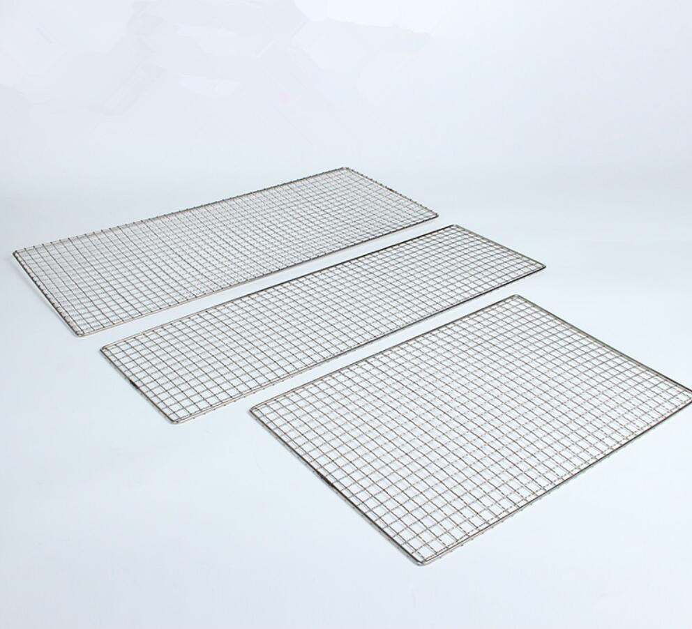 Reusable Outdoor Cooking BBQ Accessories 304 Stainless Steel BBQ Mesh