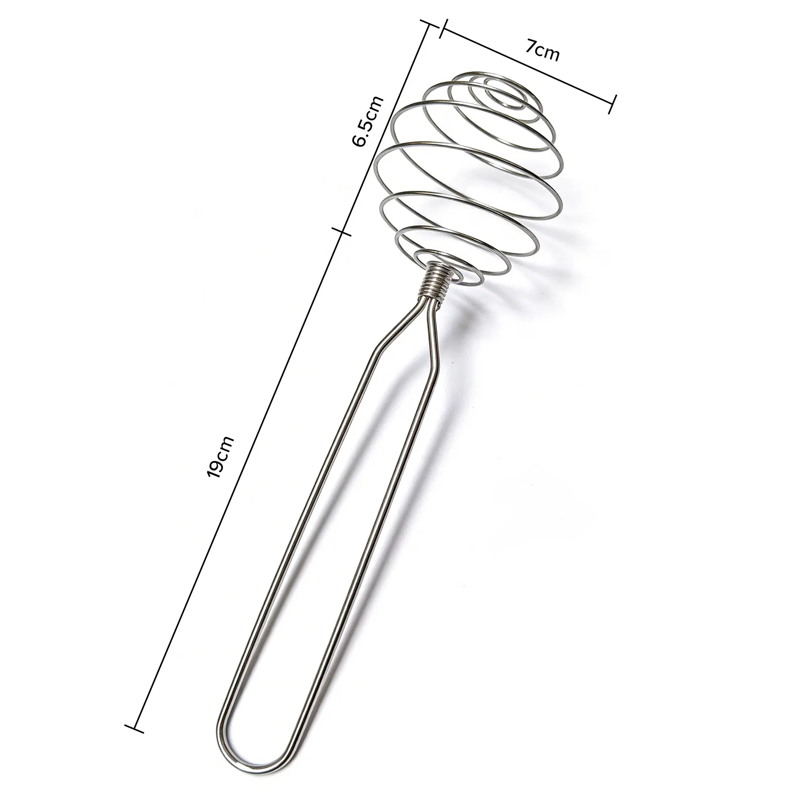 Wholesale Eco Friendly Cake Baking Tools Stainless Steel Spring Coil Whip Egg Beater for Baking