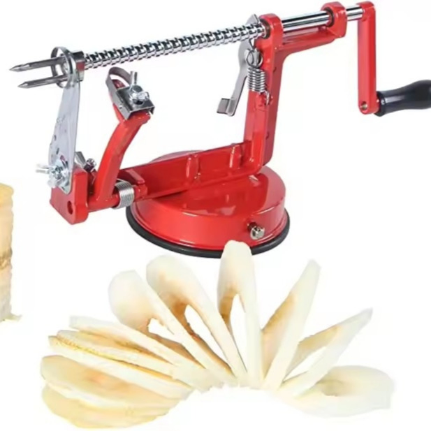 Home Kitchen Vegetable Fruit Multi-Functional Manual Potato Apple Peeler Knife Rolling Spiral Fruit Corer Slicer Peeler