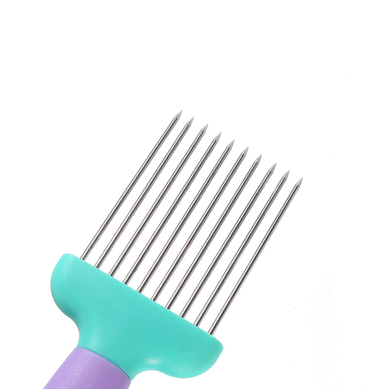 Stainless Steel Onion Fork for Cutting Steak Needles Cutting Tool Holder Wbb15997