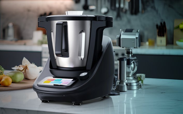 Kitchenidea Food Processor &amp; Vegetable Chopper for Slicing, Shredding, Mincing, and Puree