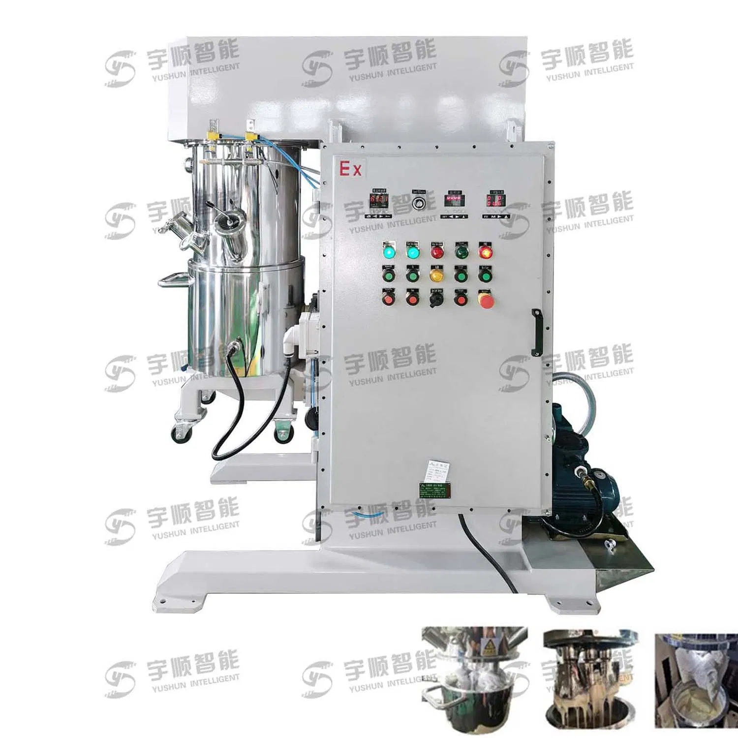Vertical Kneader 2L-5100L Chemical Propellant Kneader Industrial Planetary Kneading Mixer for High Viscosity Density Mixing