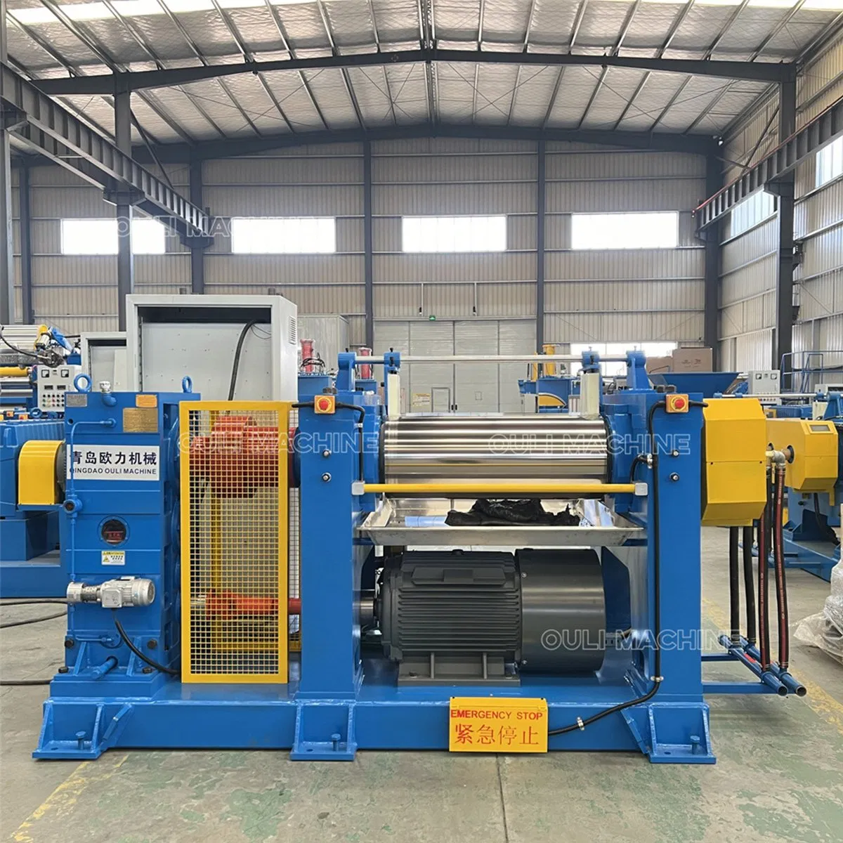 Open Type Two Roll Rubber Mixing Mill Machine