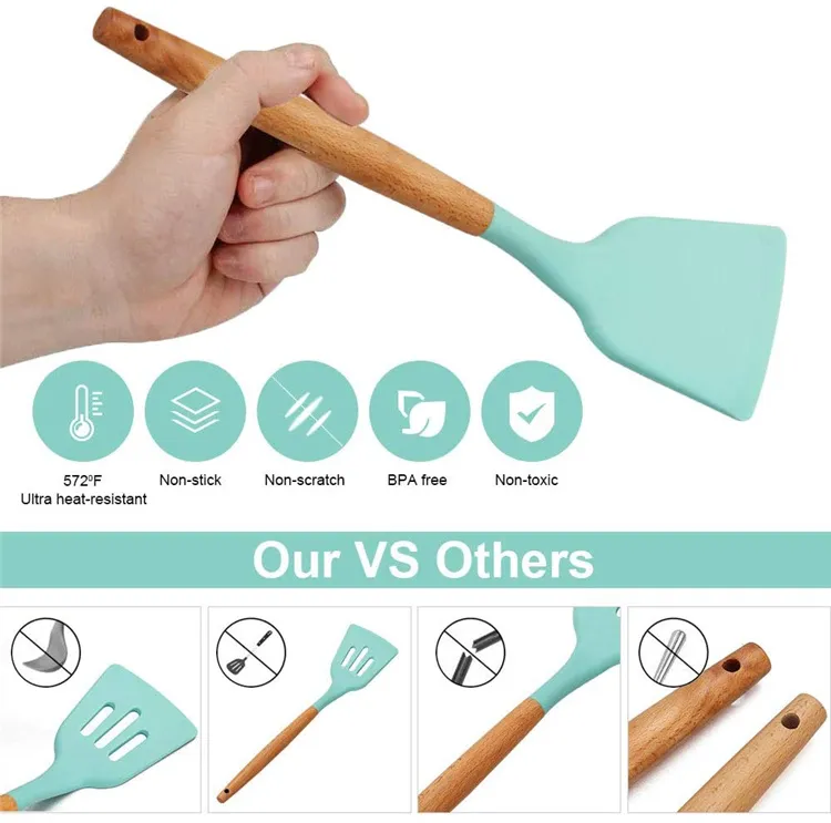 Silicone Kitchen Utensils Set 4