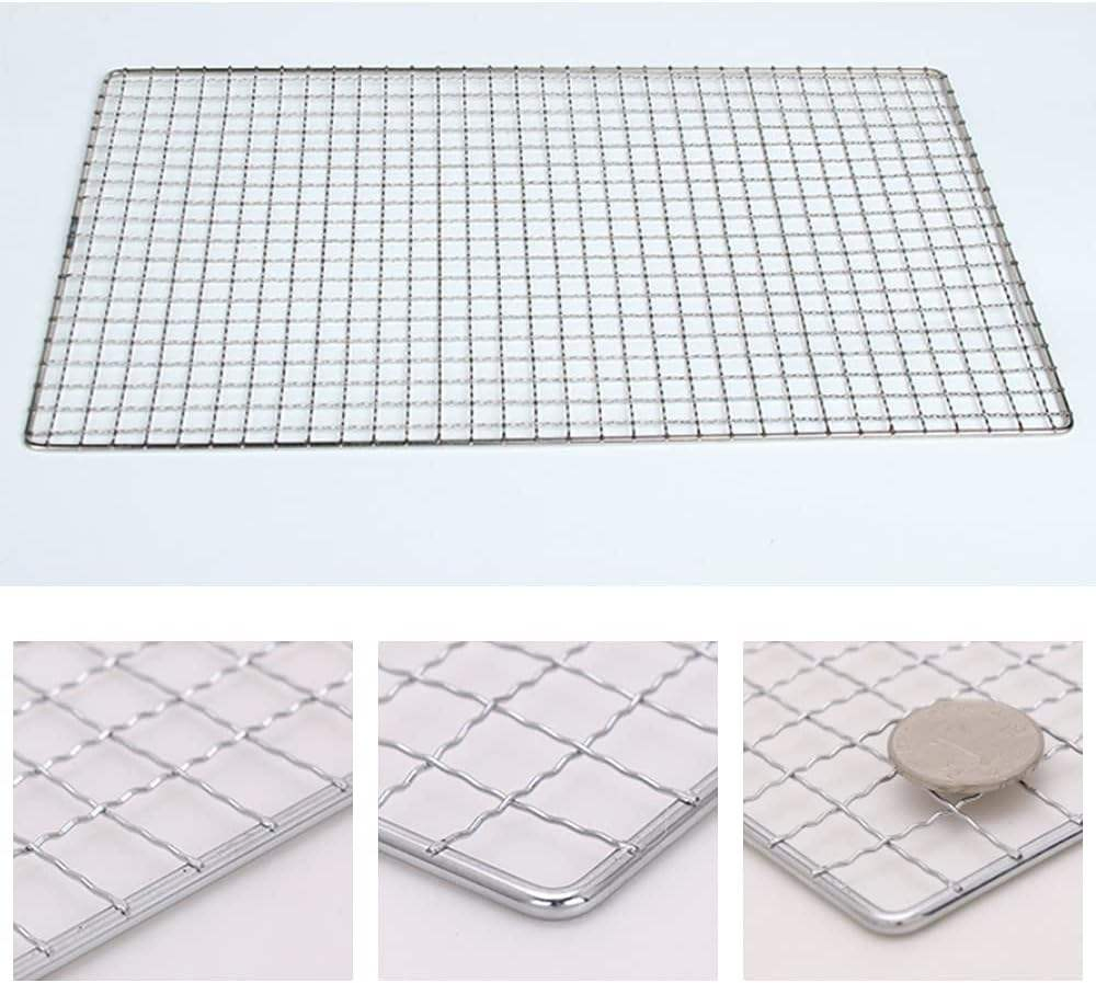 Outdoor BBQ Grill Accessories Baking Mesh Mats Stainless Steel Roasting Wire