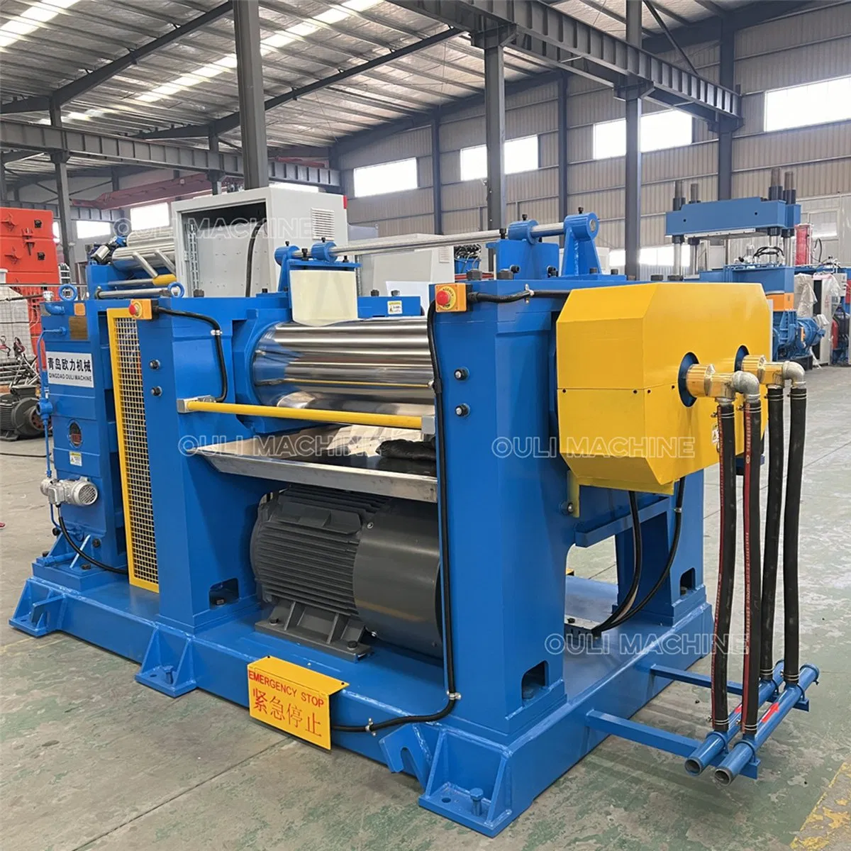 Open Type Two Roll Rubber Mixing Mill Machine