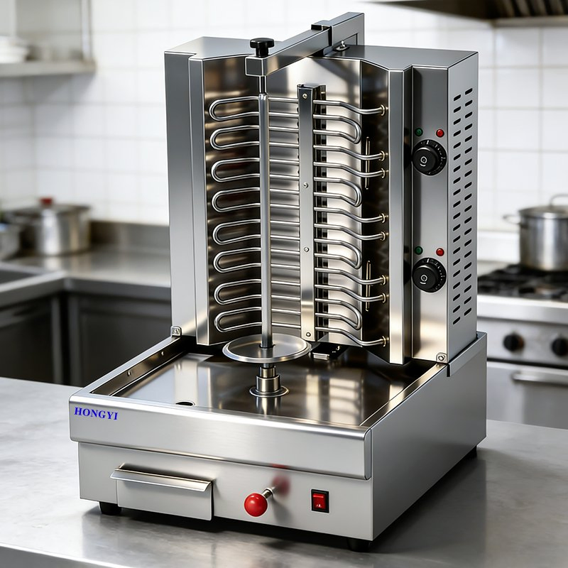 Barbecue Skewer Kitchen Equipment: Double-Headed Middle Eastern/Turkish Kebab Grill